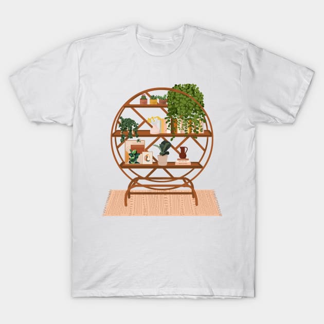 Plant Shelf 1 T-Shirt by Gush Art Studio 1